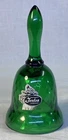 Fenton Art Glass Dark Green Diamond Optic Petite Bell