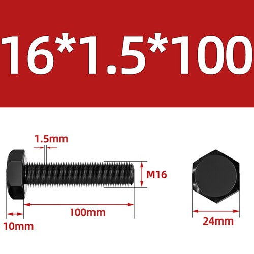 Metrische extrafeine hochfeste Sechskantschrauben aus legiertem Stahl 12,9 Güteklasse M10 M16 M18 - Bild 118 von 157