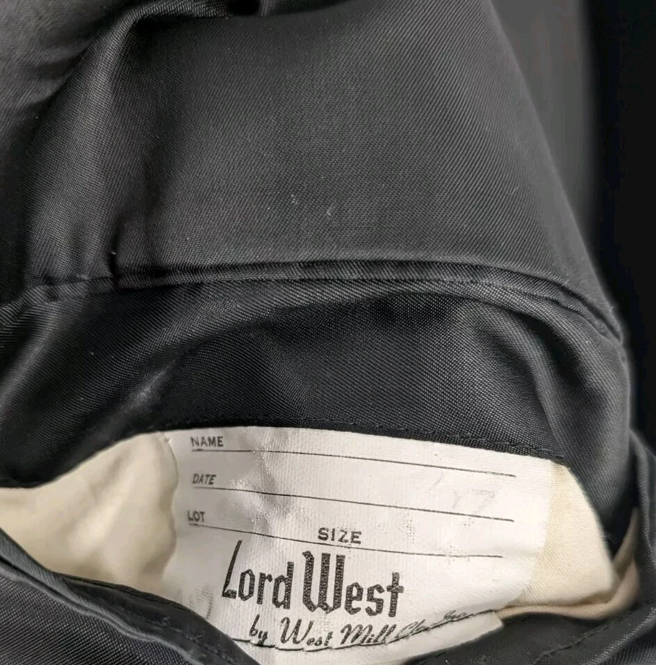 Blazer Chaqueta Esmoquin Vintage Años 60 Mod Rojo Seda Satén Solapa 42 Unionmade EE. UU. Foto 4 de 4