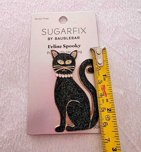 NWT Target exclusive Halloween SUGARFIX BaubleBar Black cat / pumpkin / heart - Picture 9 of 17