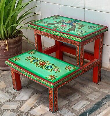 Painted Indian Console Table Painted Indian Console Table