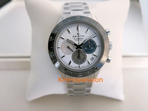 Zenith Chronomaster Sport Stainless Steel 41mm White Dial 03.3100.3600/69.M3 New