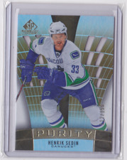 2021-22 UD SP GAME-USED PURITY GOLD PARALLEL 112/150 HENRIK SEDIN #P-64 CANUCKS