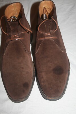 RUSSELL & BROMLEY CLASSIC BROWN SUEDE CHUKKA / DESERT BOOTS  display picture 2