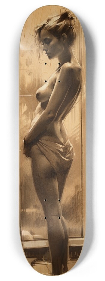Skateboard Deck Limited Edition Collectable Unique Steamy Hook up 8&rdquo;