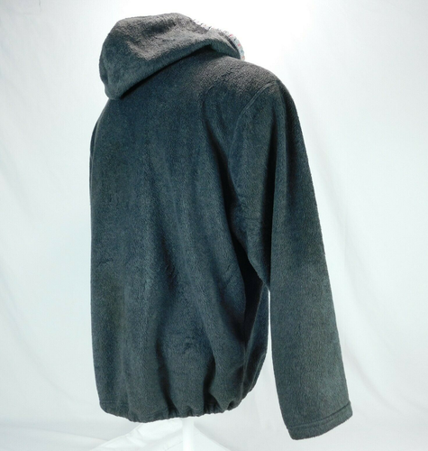 Superman Hombres Gris Polar Sudadera con Capucha 1/4 Cremallera Pullover Sudadera Warner Bros Talla XL - Imagen 7 de 8