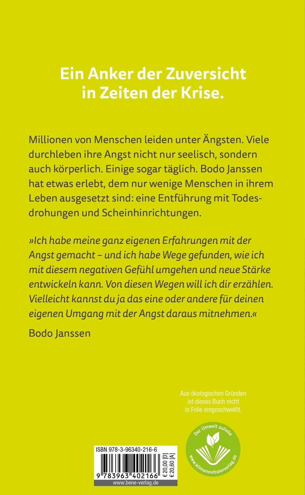 Thumbnail - Von Der Angst Zur Stärke | Spiegel Bestseller-autor | Bodo Janssen |