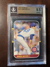 1987 Donruss Jamie Moyer BGS 9.5