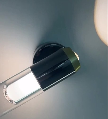 COB LED Wall Sconce Lamp Fixture Acrylic Crystal Cylinder Bedroom Up Down Light - 第 1 支影片,共 1 支