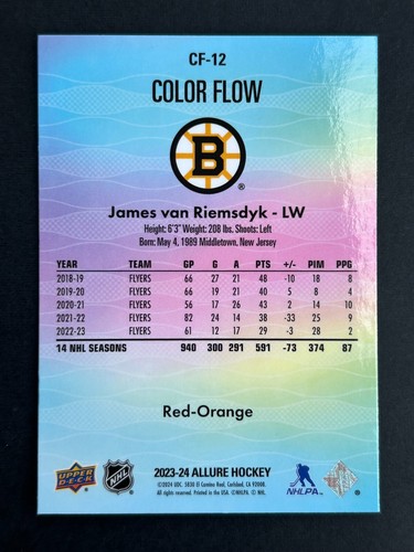 2023-24 Upper Deck Allure - Color Flow Parallels - Pick your cards! - Picture 25 of 213