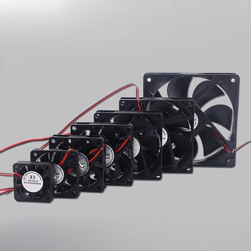 Gehäuse Lüfter Case Fan 6015 7015 8020 9025 5V12V 4/5/6/7/8/9/12CM Schwarz - Afbeelding 10 van 32