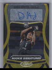 2020 Certified Rookie Signatures Mirror Gold Etch #8 Damon Arnette Auto /10