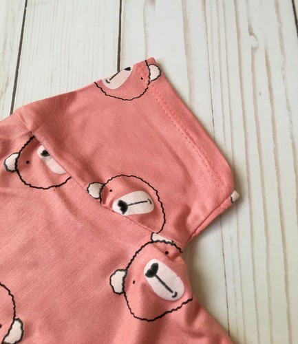 Unisex Baby Toddler Cotton Stretchy Pajama Set 2-Piece ShortSleeve,Pink (12M-18M - Picture 4 of 6