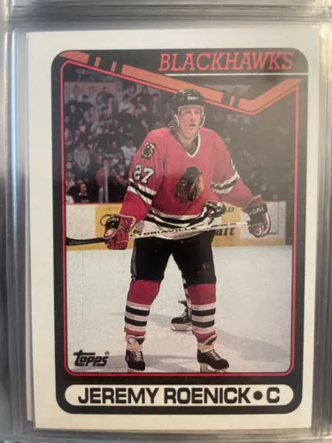 1990-91 Topps #7 Jeremy Roenick NM RC