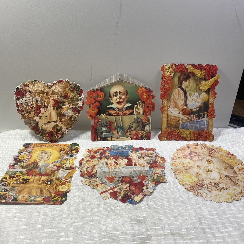 Cynthia Hart Victorian Style Die Cut Postcard Collection ~15 Cards
