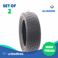 Set Of 2 Used 24560r20 Bfgoodrich Trail-terrain Ta 107h - 9.532