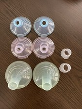 Pumpin Pals Angled Silicone Breast Pump Flange Set XS,S,M