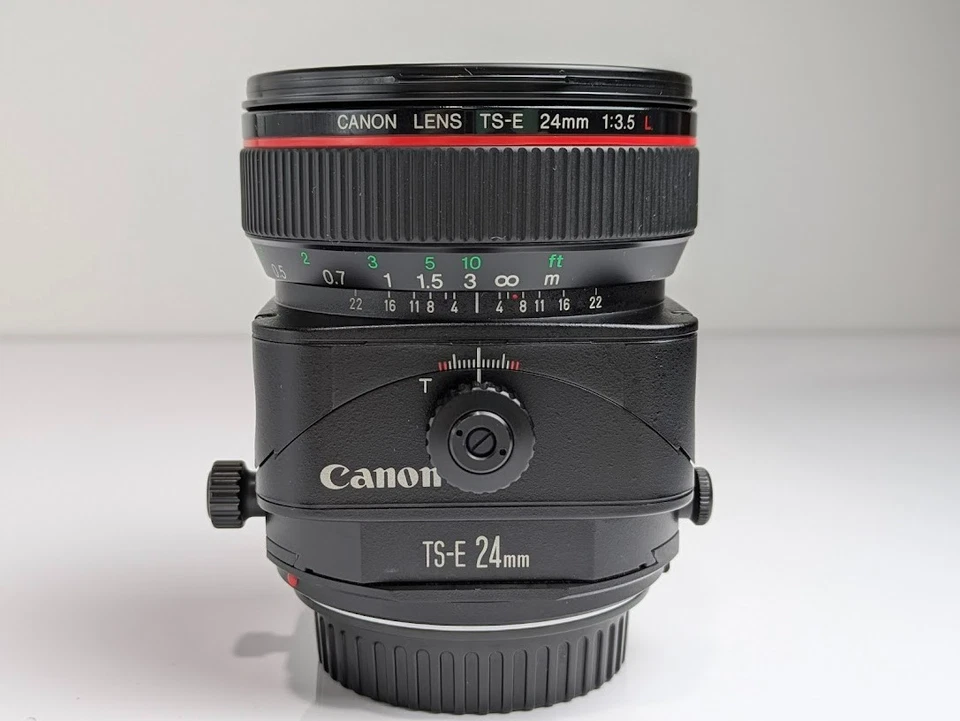 Lente Canon TS-E 24 mm f/3,5 L cambio de inclinación MF [como nueva] envío rápido desde Japón Foto 3 de 4