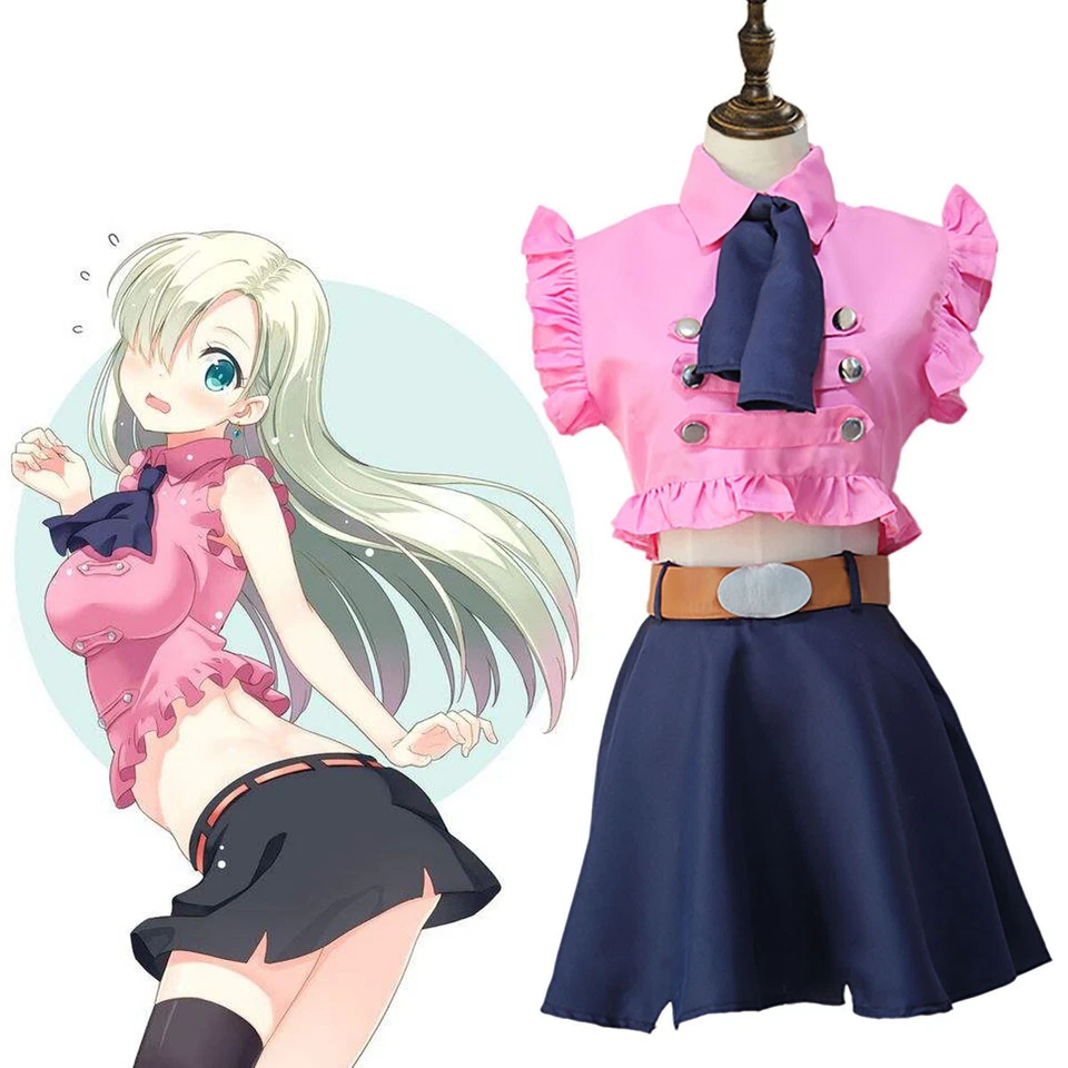 The Seven Deadly Sins Elizabeth Liones Outfit Cosplay Kostüm Halloween - Bild 1 von 4