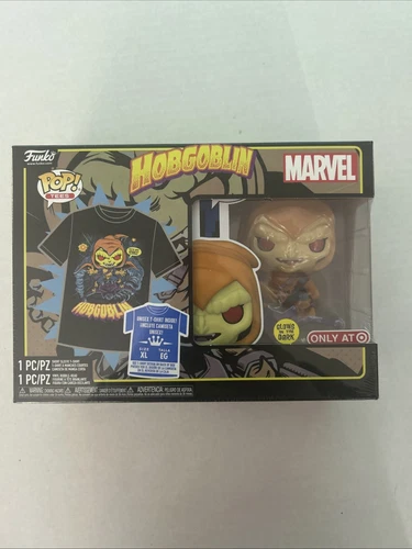Funko POP Tees Marvel Hobgoblin Glows in the Dark with Large T-Shirt XL