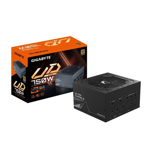 4719331553609 GIGABYTE UD750GM PG5 power supply unit 750 W 20+4 pin ATX ATX Blac - 第 3/7 張圖片