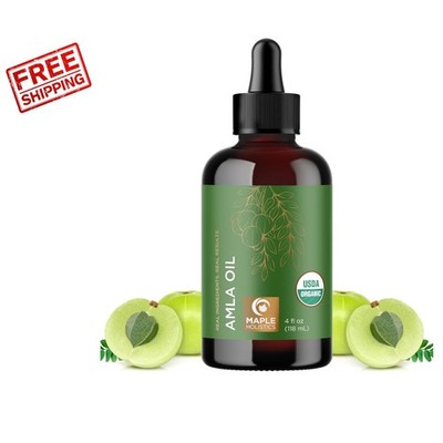 Nourishing Amla Hair Oil - Cold-Pressed Organic Formula for Growth & Hydration