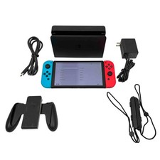 Nintendo Switch OLED HEG-001 64GB Handheld/Home Console - Neon Red/Blue Joy-Cons