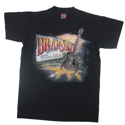 Vintage 3D Emblem Mens Medium Branson Missouri ''Show Capital USA'' Graphic T 