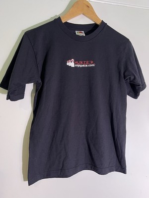 Y2K 2000 s VTG Vintage Murder Myspace Retro Gothic Emo Streetwear Tee T Shirt