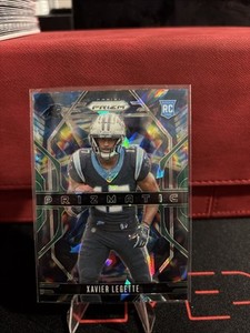 2024 Panini Prizm - Prizmatic Xavier Legette #16 Green Ice Prizm (RC)
