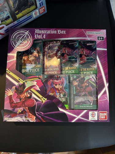 Juego de Cartas Coleccionables Bandai One Piece: Caja Ilustración Volumen 3 + 4 PAQUETE - Imagen 3 de 3