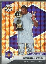 Shaquille O'Neal Card 2020-21 Panini Mosaic Mosaic Reactive Orange #300 