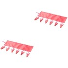  Set of 2 Portable Clothes Drying Rack for Travel with Clothespins