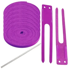 TOFL Baseball Glove Lace Kit | 6 Leather Laces, Lacing Needle, Thumb & Pinky ...