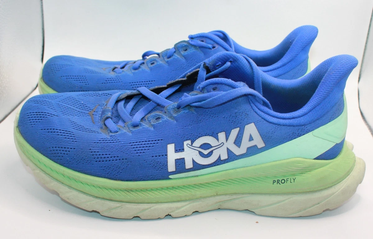 Hoka One One Men\'s 12D  Mach 4  Running Shoes Dazzling Blue Green Ash Athletic Hoka One One Mach 4 Dazzling Blue for sale | eBay main image 2
