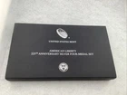 2017 American Liberty 225th Anniversary Silver Four-Medal Set W/ Box & COA
