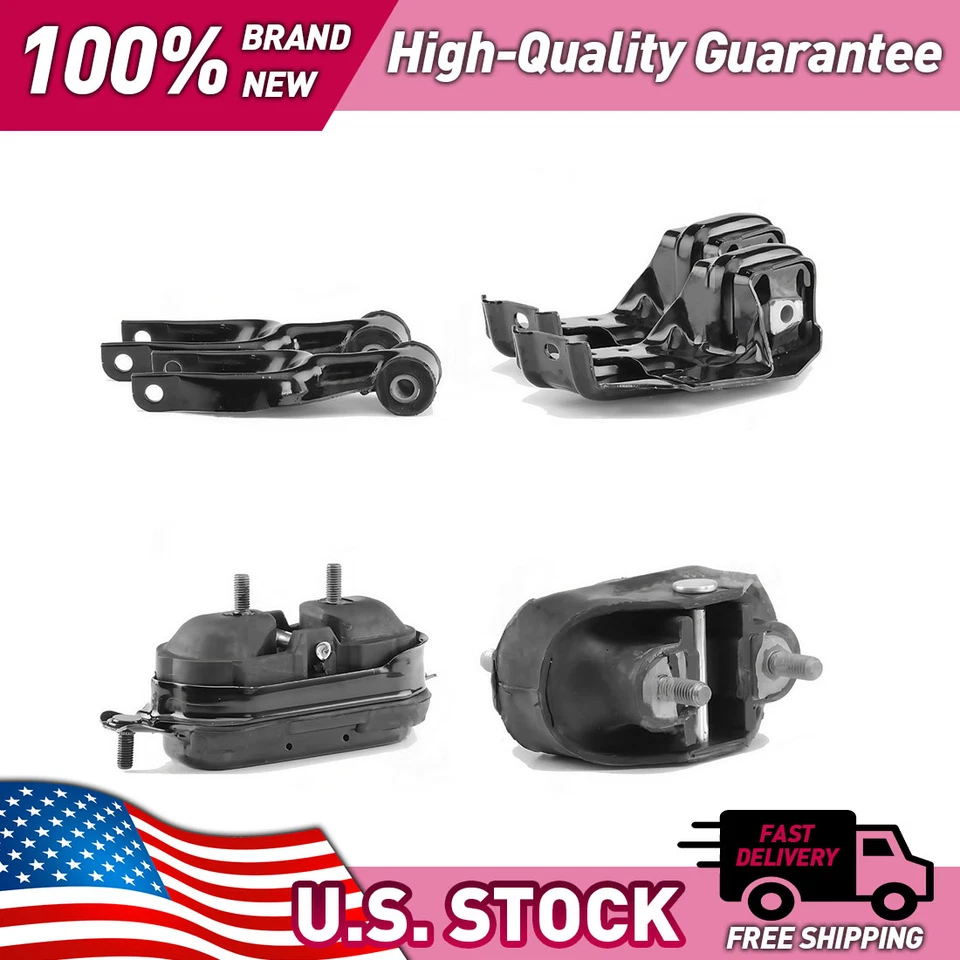 Engine Motor Mount Kit for Chevrolet Monte Carlo 2000 2001 2002-2005 3.4L V6 - Image 3 of 4