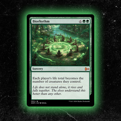 Biorhythm - Custom MTG Commander / Playtest Card