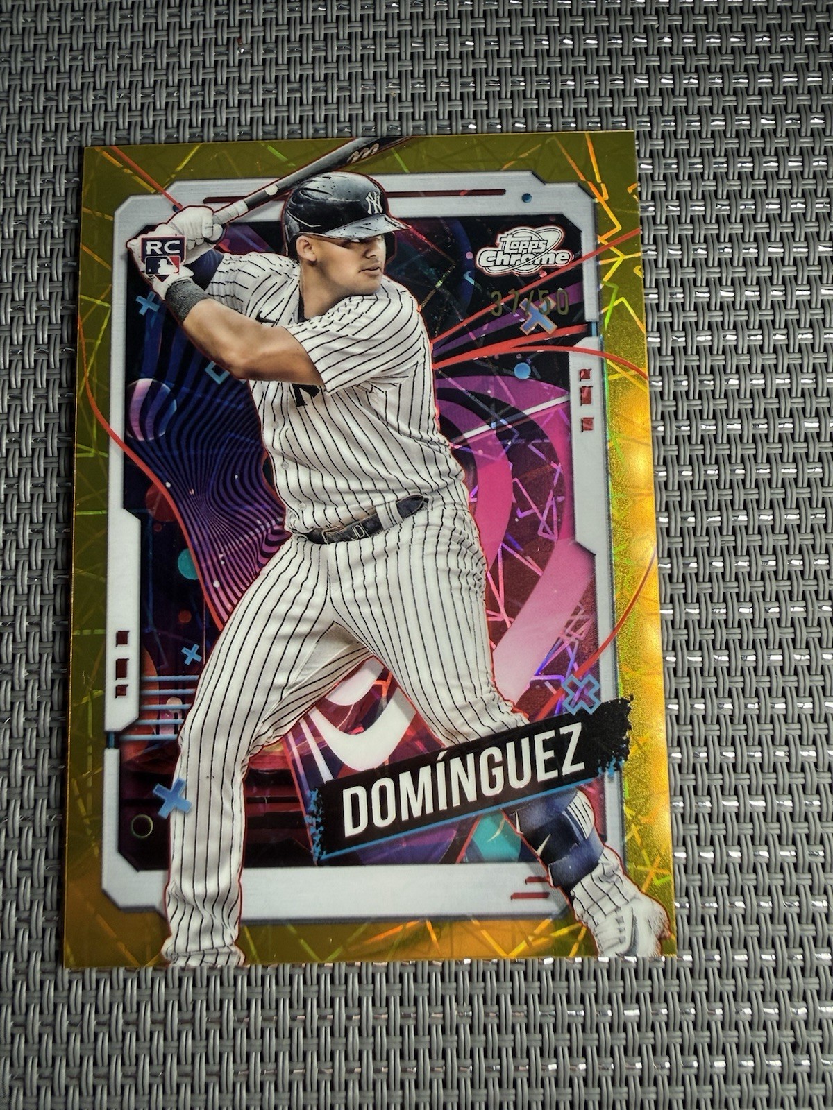 2024 Topps Cosmic Chrome - Jasson Dominguez - Rookie - Gold - /50