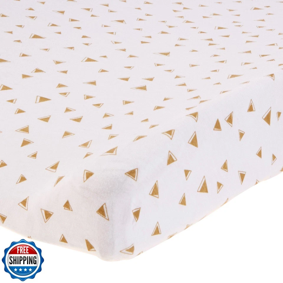 Paquete de 2 estampados 100 % algodón tejido ajuste American Baby Company Foto 4 de 4