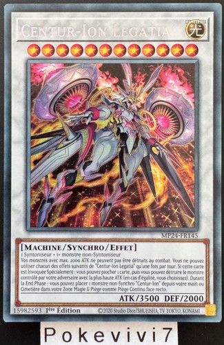 Carte YU-GI-OH! CENTUR-ION LEGATIA MP24-FR145 Secret Rare NEUF - 第 1/1 張圖片