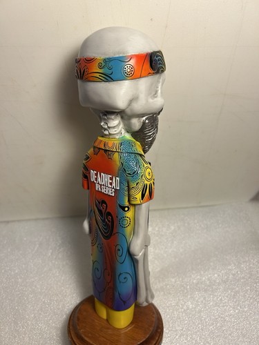 DESTIHL BREWING DEADHEAD CRAFT IPA SERIES HIPPIE draft beer tap handle. ILLINOIS - Picture 5 of 24