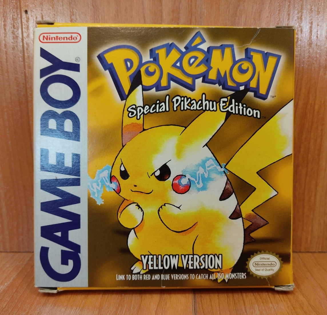 vgc BOX ONLY lot Pokemon Yellow AUTHENTIC gameboy gb NOT cib NO GAME NO manual