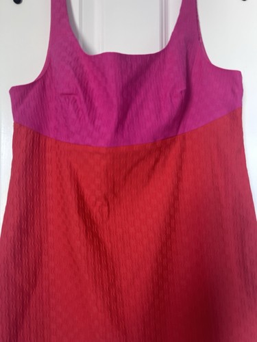 J Crew Women's 10 Sheath Dress Colorblock Stretch Matelasse Party AP225 - Picture 2 of 7