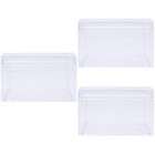 3 stücke klar Acryl Lagerbehälter Teebeutel Aufbewahrungsbox mit Abdeckkasten