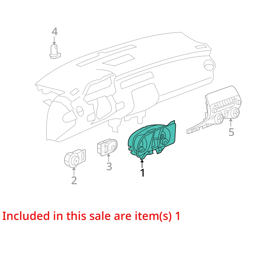 Cuadro de instrumentos velocímetro Chevrolet Camaro 2012-2012 medidores EAT3G Foto 3 de 4