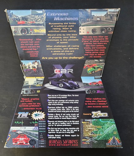 Bethesda X-Car Experimental Racing - 1999 - Big Box - DOS PC game - Picture 3 of 12