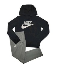 Nike Sportswear Youth Medium 10-12 Fleece Hoodie  Joggers Outfit