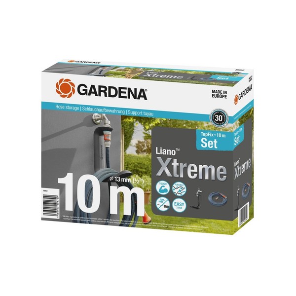"Gardena Textilschlauch Liano Xtreme Display 1/2\" 10M Set Tapfix"-image