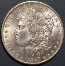 1887-O Morgan Dollar. High Grade Gem